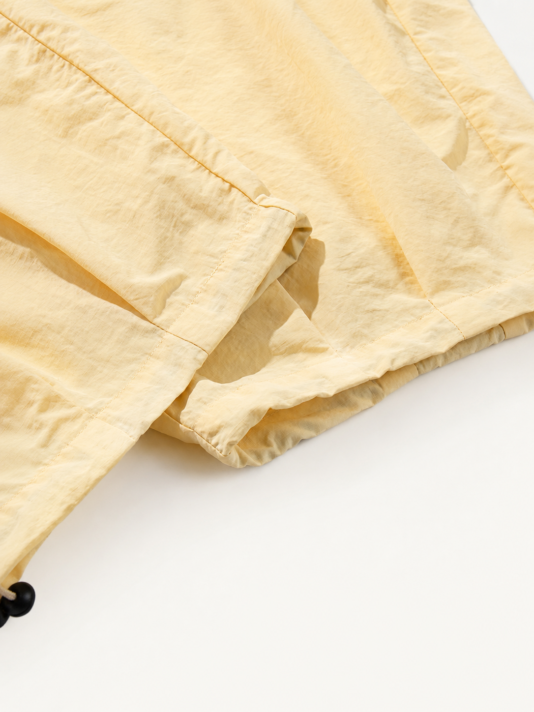 OYL-Lab Crinkle  Embroidery Parachute Pants