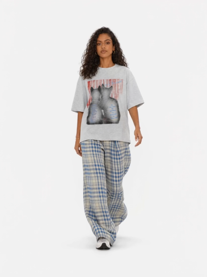 OYL-Lab Pleated Plaid Casual Trousers