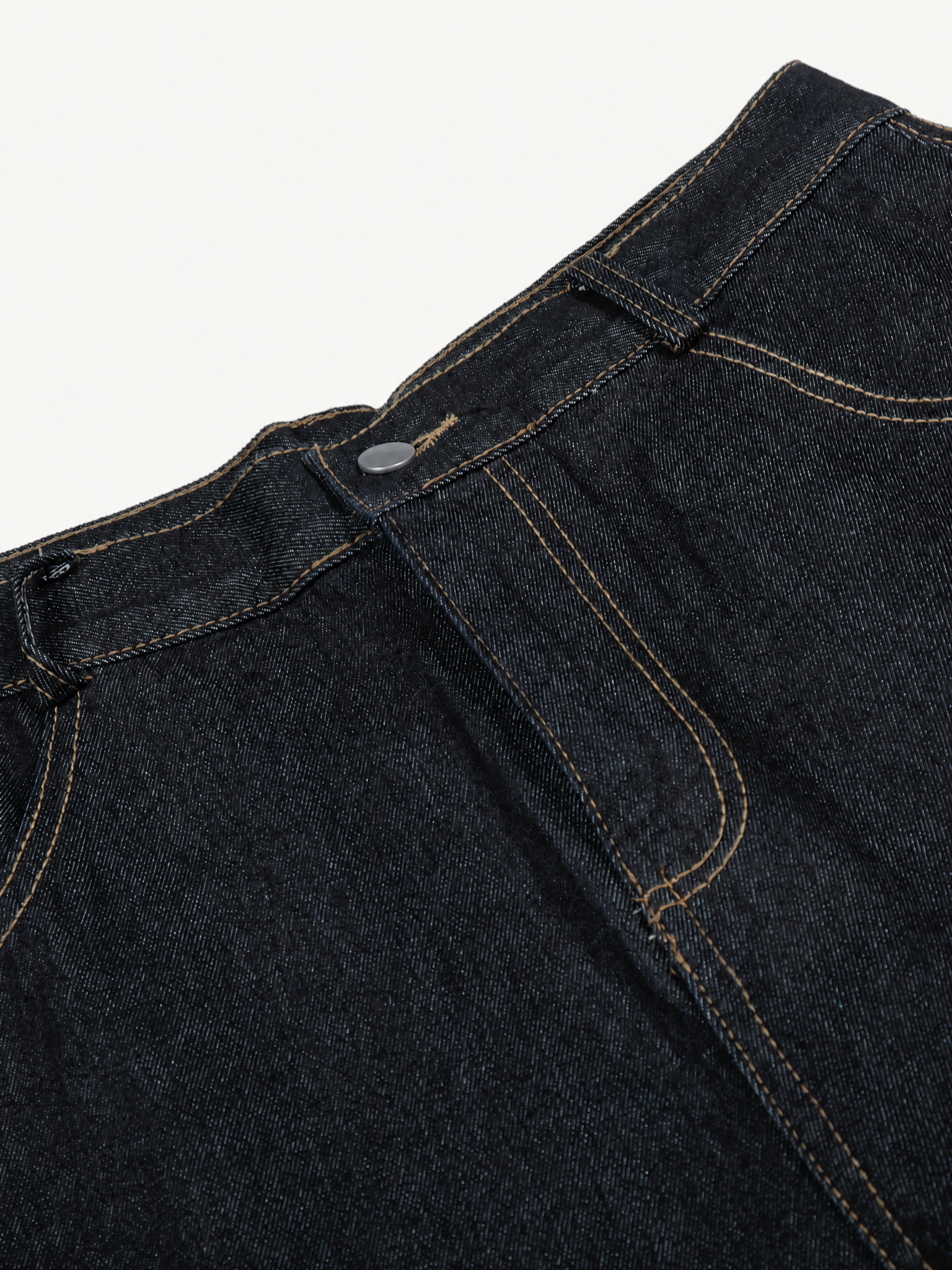 OYL-Lab Star Patch Washed Denim Jorts