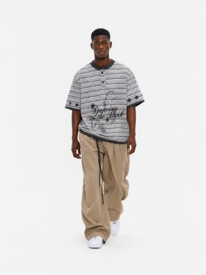 OYL-Lab Graffiti Print Cargo Sweat Shorts