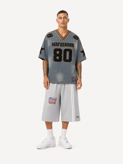 OYL-Lab Dual Waist Striped 07 Flag Shorts