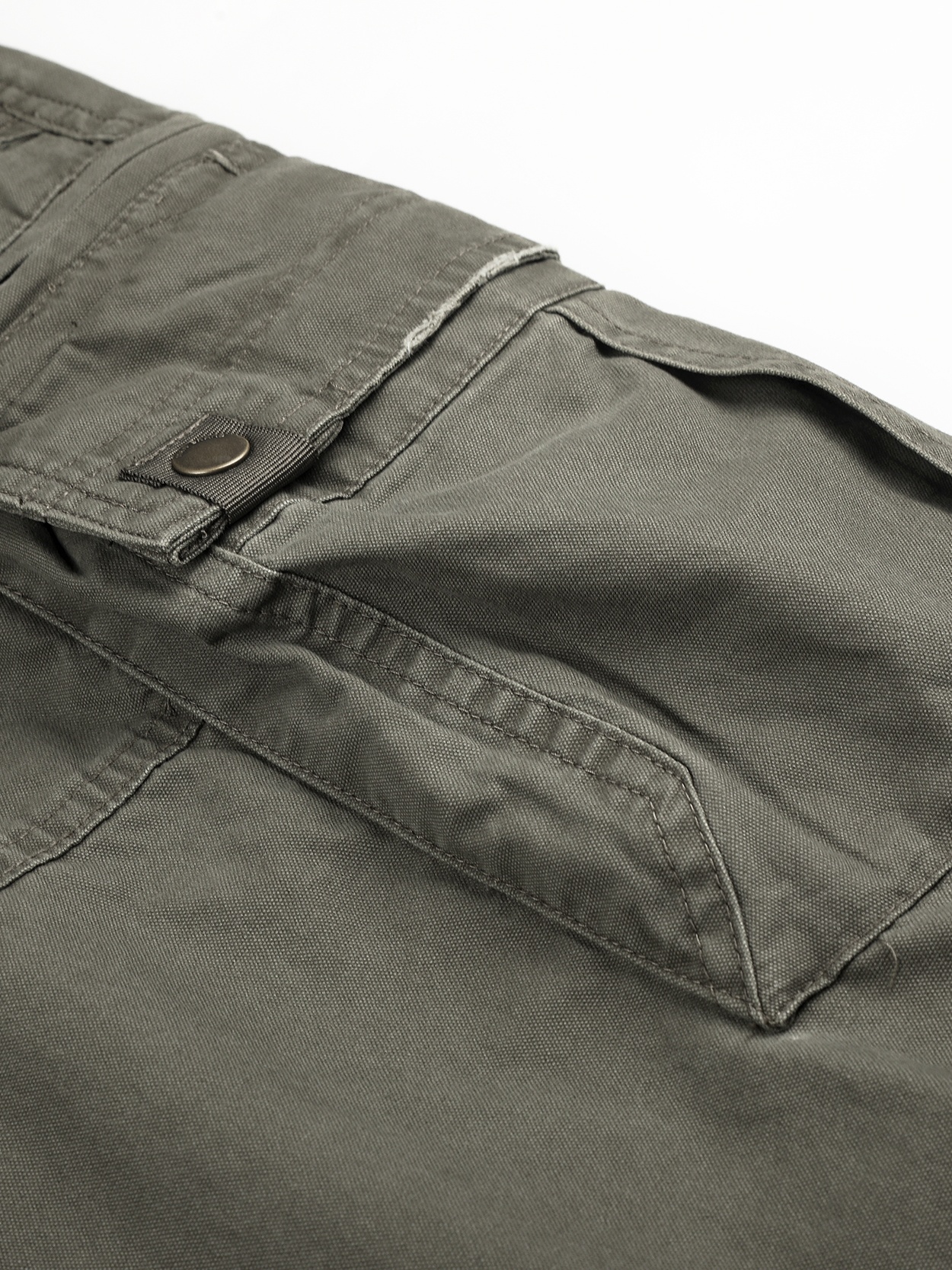 OYL-Lab Vintage Washed Multi-Pocket Cargo Pants