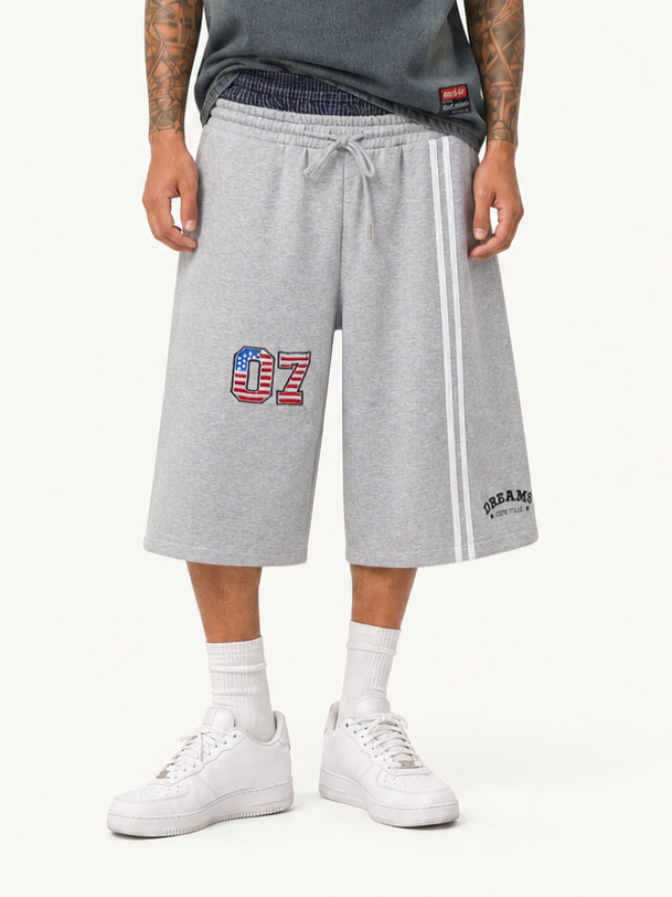 OYL-Lab Dual Waist Striped 07 Flag Shorts