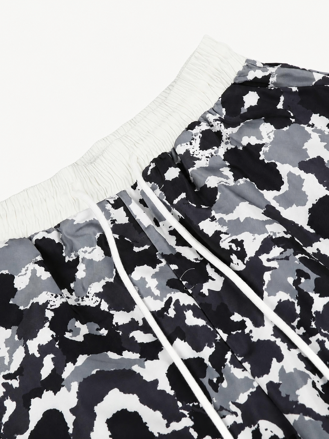 OYL-Lab Abstract Camo Print  Wide Leg Sweat Pants