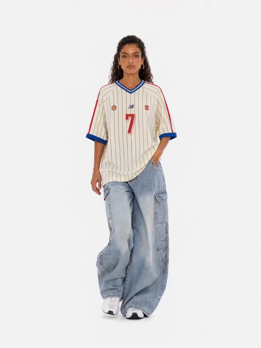 OYL-Lab Metal Stud  Baggy Cargo Denim Pants