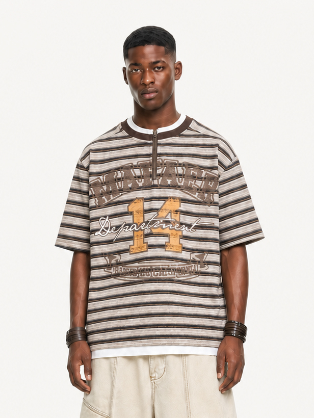 [Copy][Copy][Copy][Copy][Copy][Copy][Copy][Copy][Copy][Copy][Copy][Copy]OYL-Lab Waffle Rib Distressed Letter Print Tee