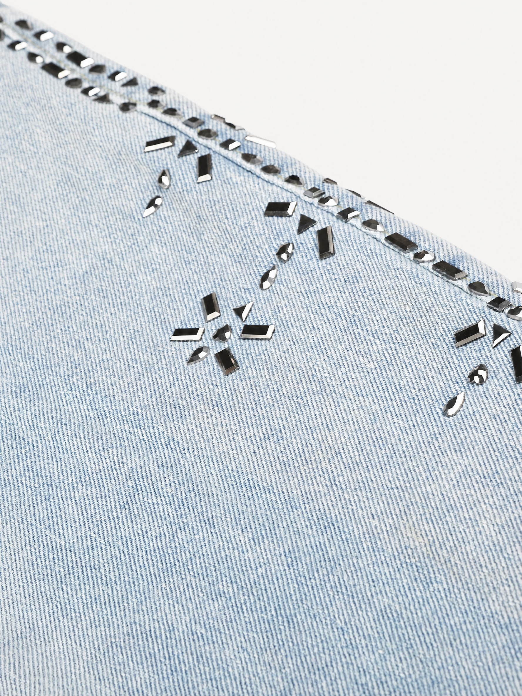 OYL-Lab Metal Stud  Baggy Cargo Denim Pants