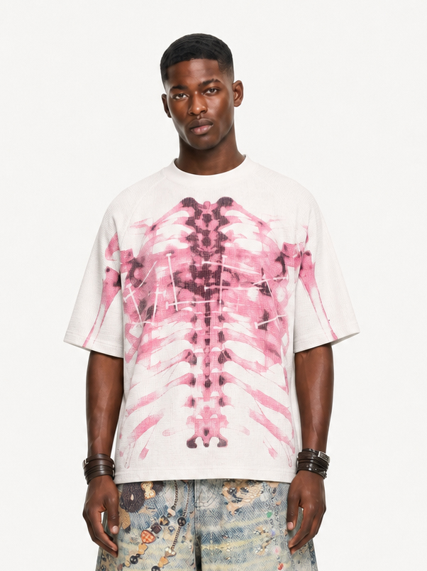 [Copy][Copy][Copy][Copy][Copy][Copy][Copy][Copy][Copy][Copy][Copy][Copy][Copy]OYL-Lab Waffle Rib Distressed Letter Print Tee