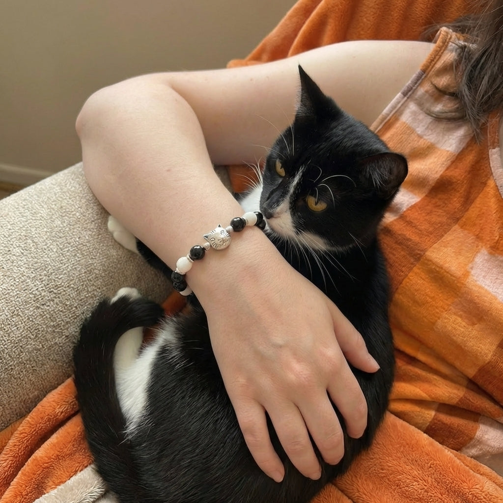 Custom Chocolate Ragdoll Cat Bracelet