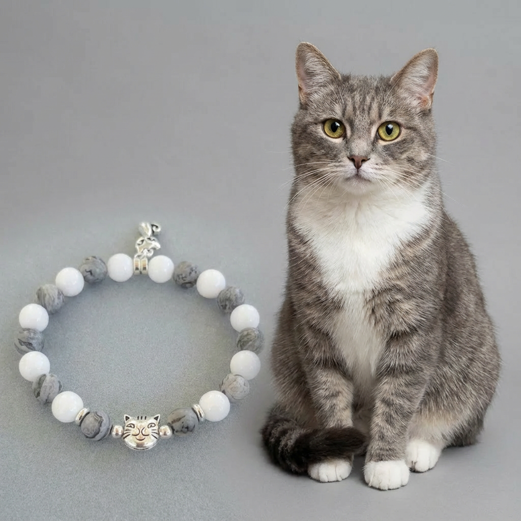 Custom Chocolate Ragdoll Cat Bracelet
