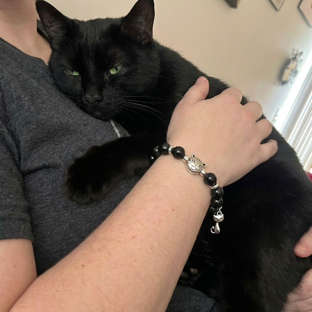 Custom Chocolate Ragdoll Cat Bracelet