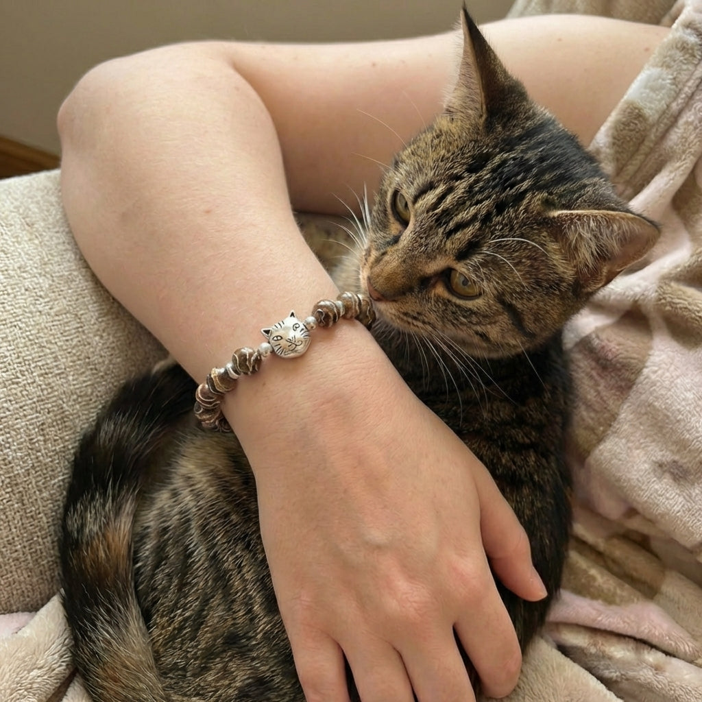 Custom Chocolate Ragdoll Cat Bracelet
