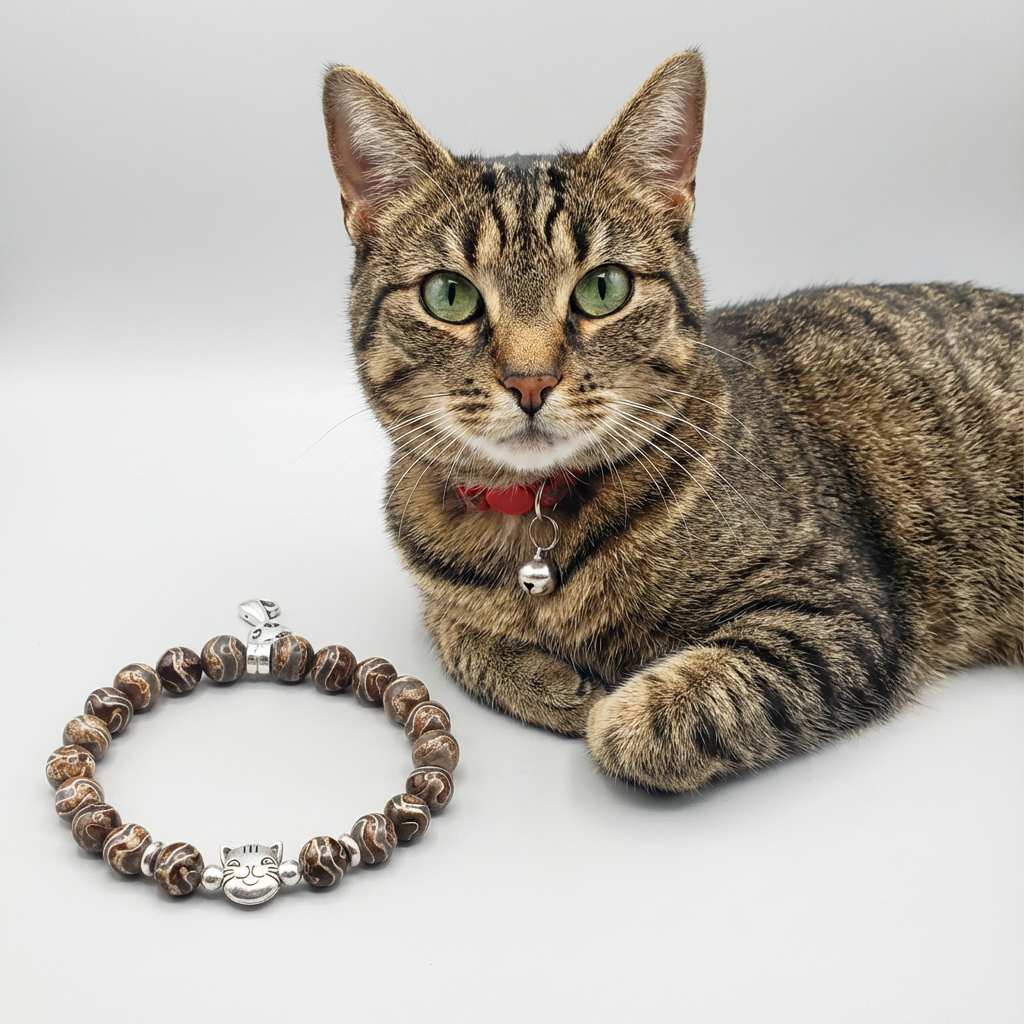 Custom Chocolate Ragdoll Cat Bracelet