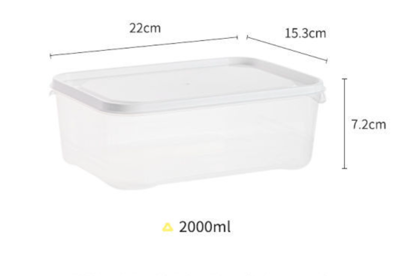 [Food-grade airtight food storage container] Lock in freshness and say goodbye to a cluttered refrigerator!