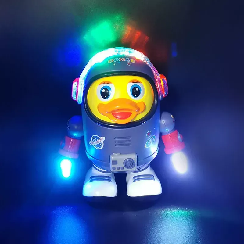 Electric Dancing Space Duck Toy– Singing & Glowing Robot for Kids, Interactive Musical Toy for Boys & Girls, Perfect Birthday gift
