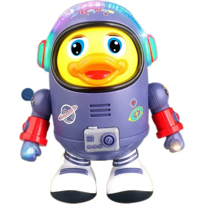 Electric Dancing Space Duck Toy– Singing & Glowing Robot for Kids, Interactive Musical Toy for Boys & Girls, Perfect Birthday gift