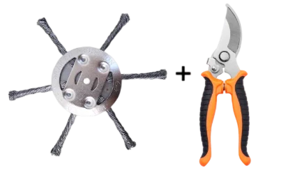 🔥2026 Upgraded Heavy-Duty Steel Wire Trimmer Head – Universal Weed Cutting Attachment🔥