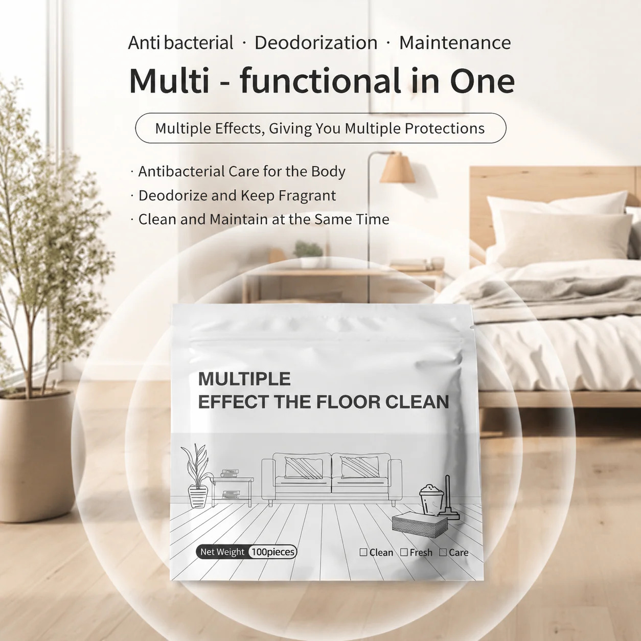 🔥Last Day Discount🫧Multi-Surface Antibacterial Cleaner for Hardwood, Tile & Laminate