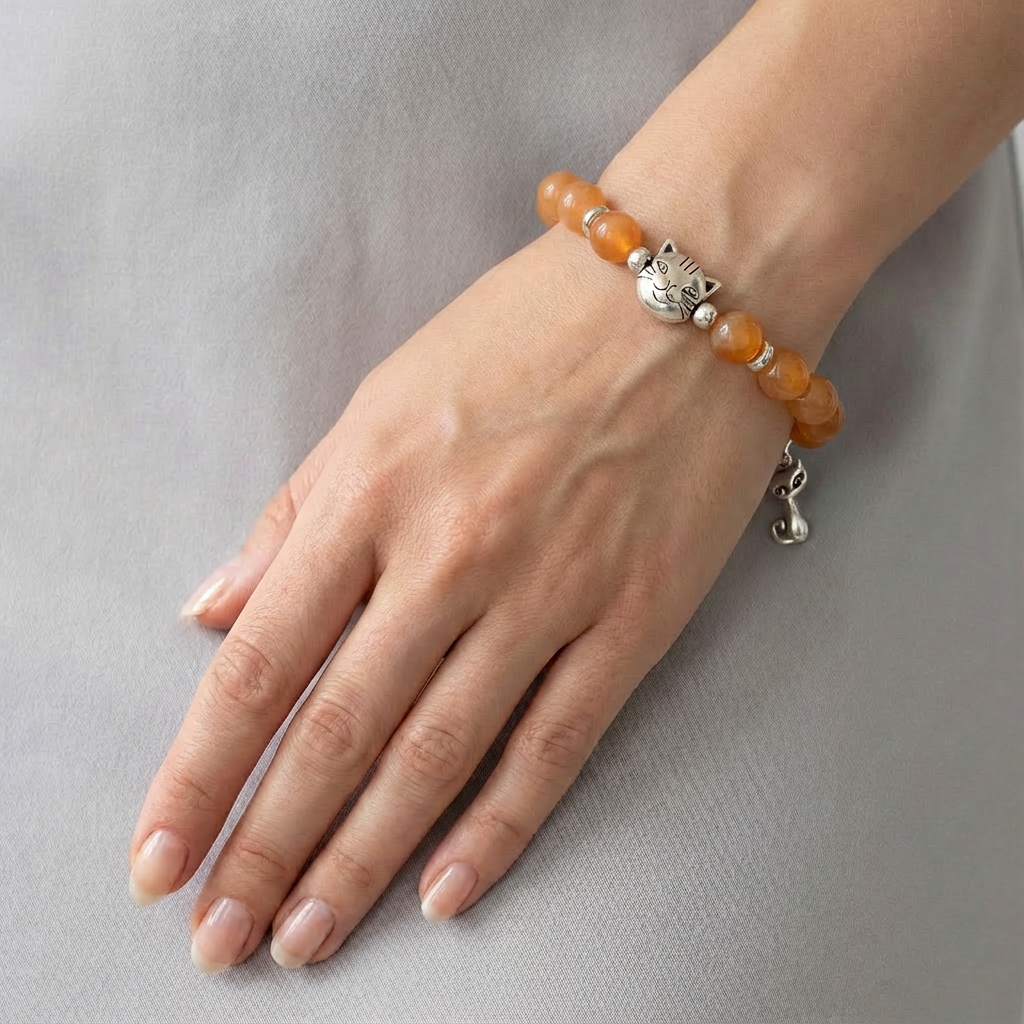 Custom Chocolate Ragdoll Cat Bracelet
