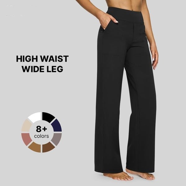 ✨LAST DAY ONLY 49% OFF!😍G4FREE Loose High-Waist Business Casual Pants Yoga Pants (BUY 2 Free Shipping)