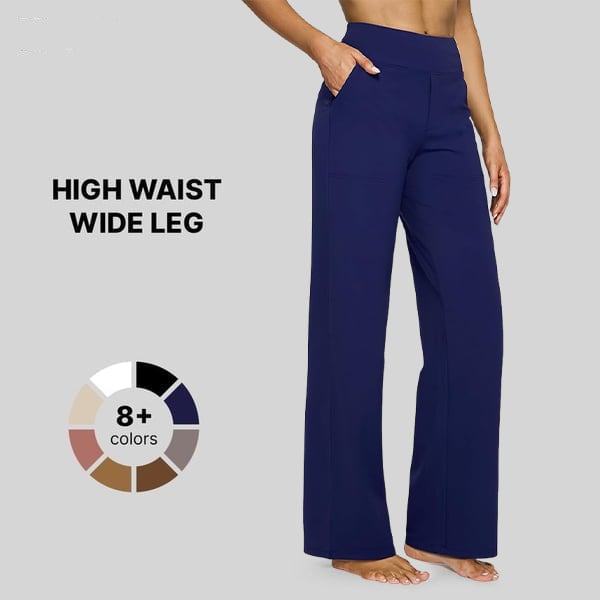 ✨LAST DAY ONLY 49% OFF!😍G4FREE Loose High-Waist Business Casual Pants Yoga Pants (BUY 2 Free Shipping)