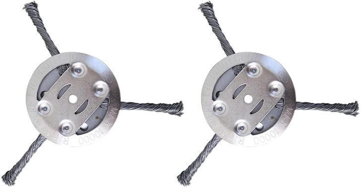 🔥2026 Upgraded Heavy-Duty Steel Wire Trimmer Head – Universal Weed Cutting Attachment🔥