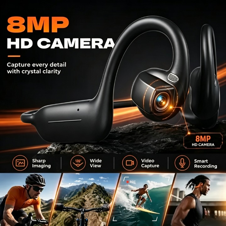 🎧 E12 Bone Conduction Wireless   Audio Headphones( by Vaulthua®)