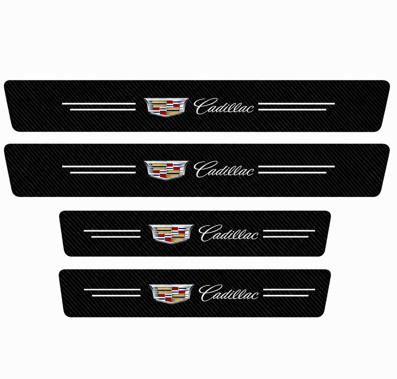 🚗 Protect Your Car From Everyday Scratches-- Premium Carbon Fiber Door Sill Protectors