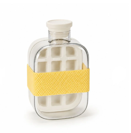 Ice-cube water bottle