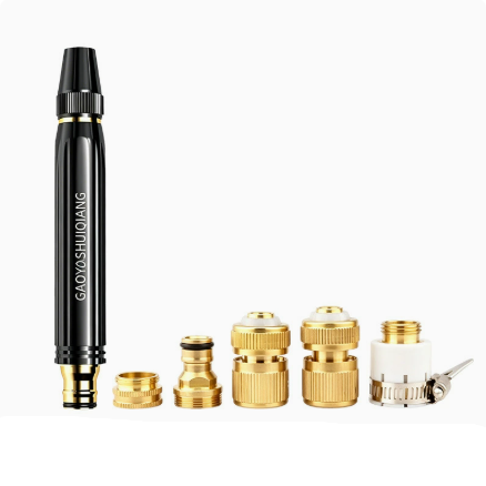 High-Pressure Home Cleaning Power Tool – Hose-Attached Pressurizing Spray Gun