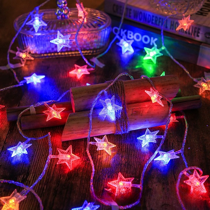 ☀️Solar LED String Lights – Waterproof Outdoor Decorative Lights – 🏡Suitable for Christmas, Weddings, and Home Parties