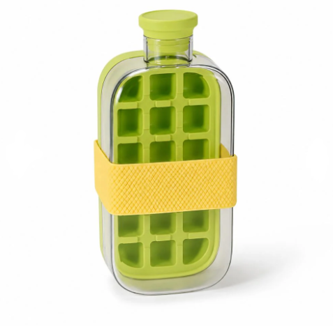 Ice-cube water bottle