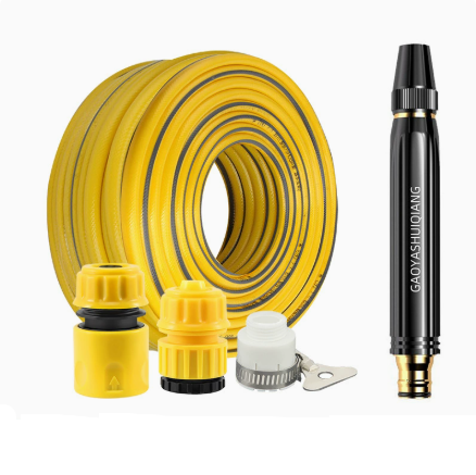 High-Pressure Home Cleaning Power Tool – Hose-Attached Pressurizing Spray Gun