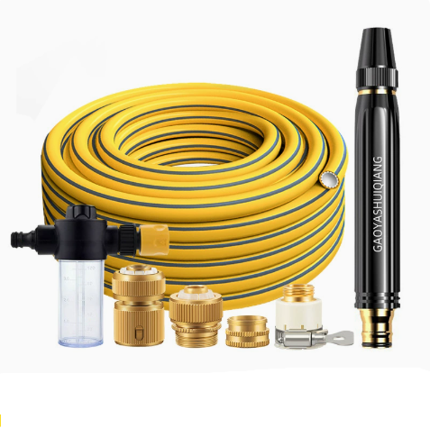 High-Pressure Home Cleaning Power Tool – Hose-Attached Pressurizing Spray Gun