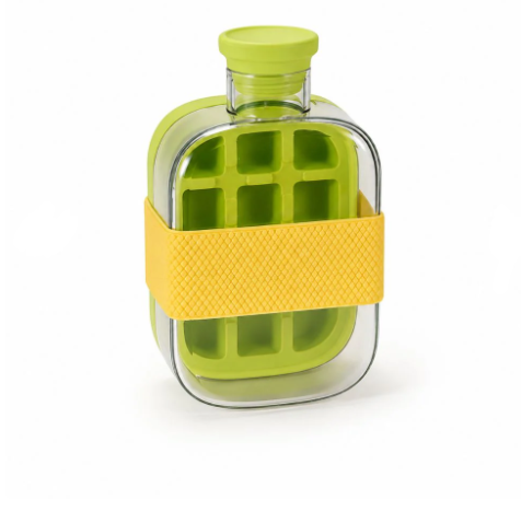 Ice-cube water bottle