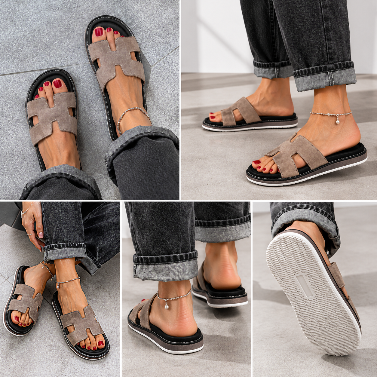 Women's Stylish Summer Flat Sandals