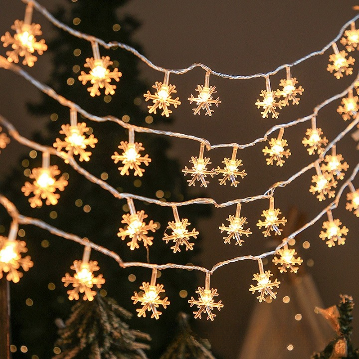 ☀️Solar LED String Lights – Waterproof Outdoor Decorative Lights – 🏡Suitable for Christmas, Weddings, and Home Parties