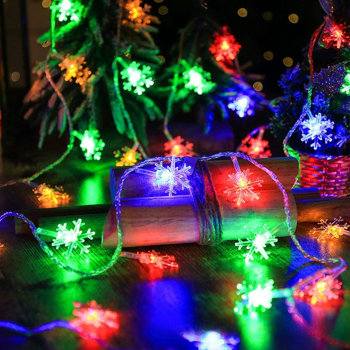 ☀️Solar LED String Lights – Waterproof Outdoor Decorative Lights – 🏡Suitable for Christmas, Weddings, and Home Parties