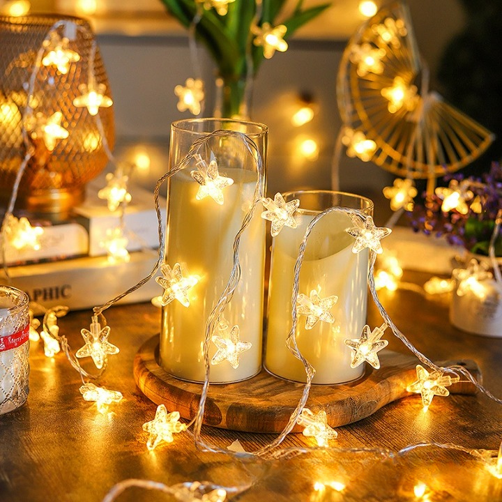 ☀️Solar LED String Lights – Waterproof Outdoor Decorative Lights – 🏡Suitable for Christmas, Weddings, and Home Parties
