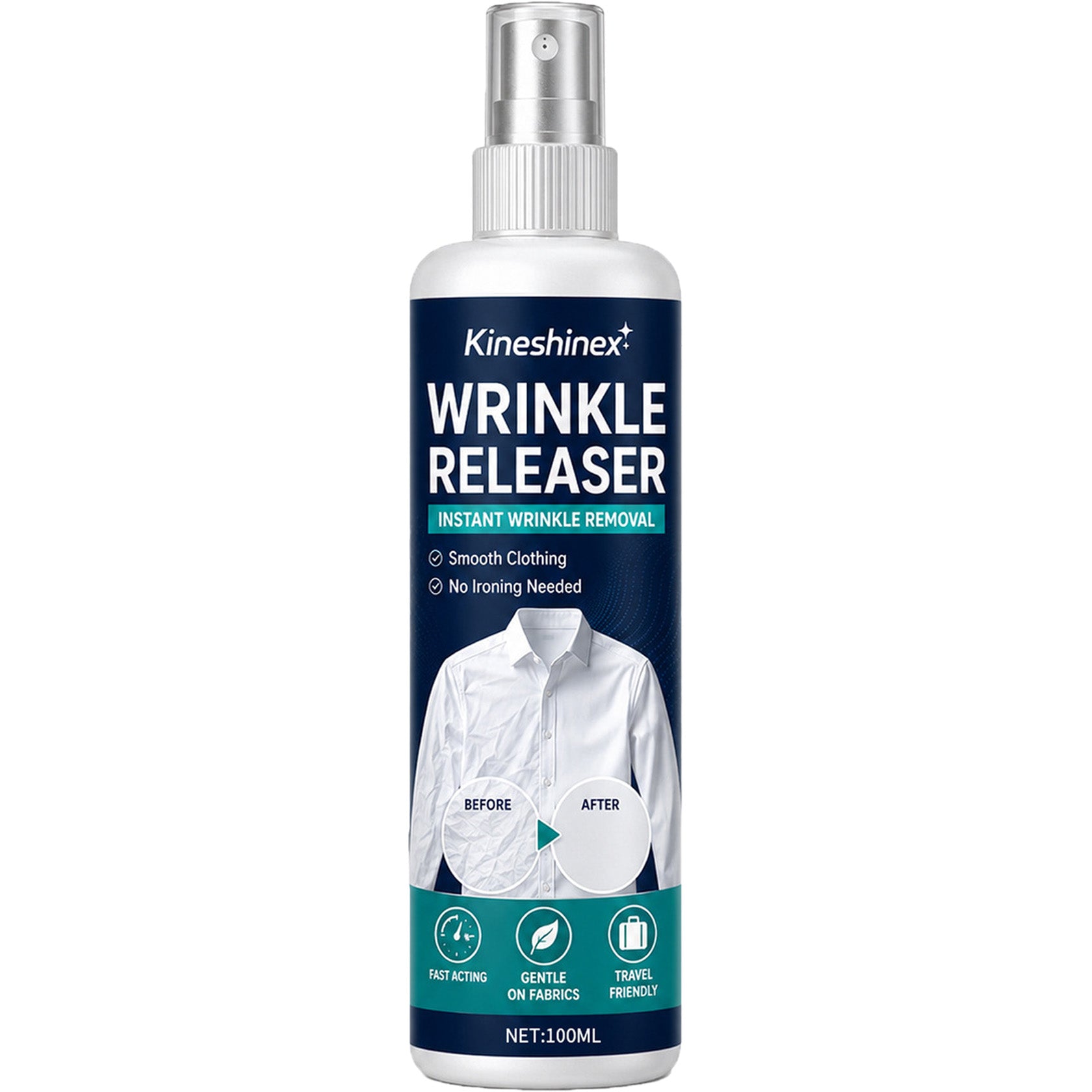 No lroning Needed for Crisp outfits!Discover the  Power ofinstant Wrinkle Release