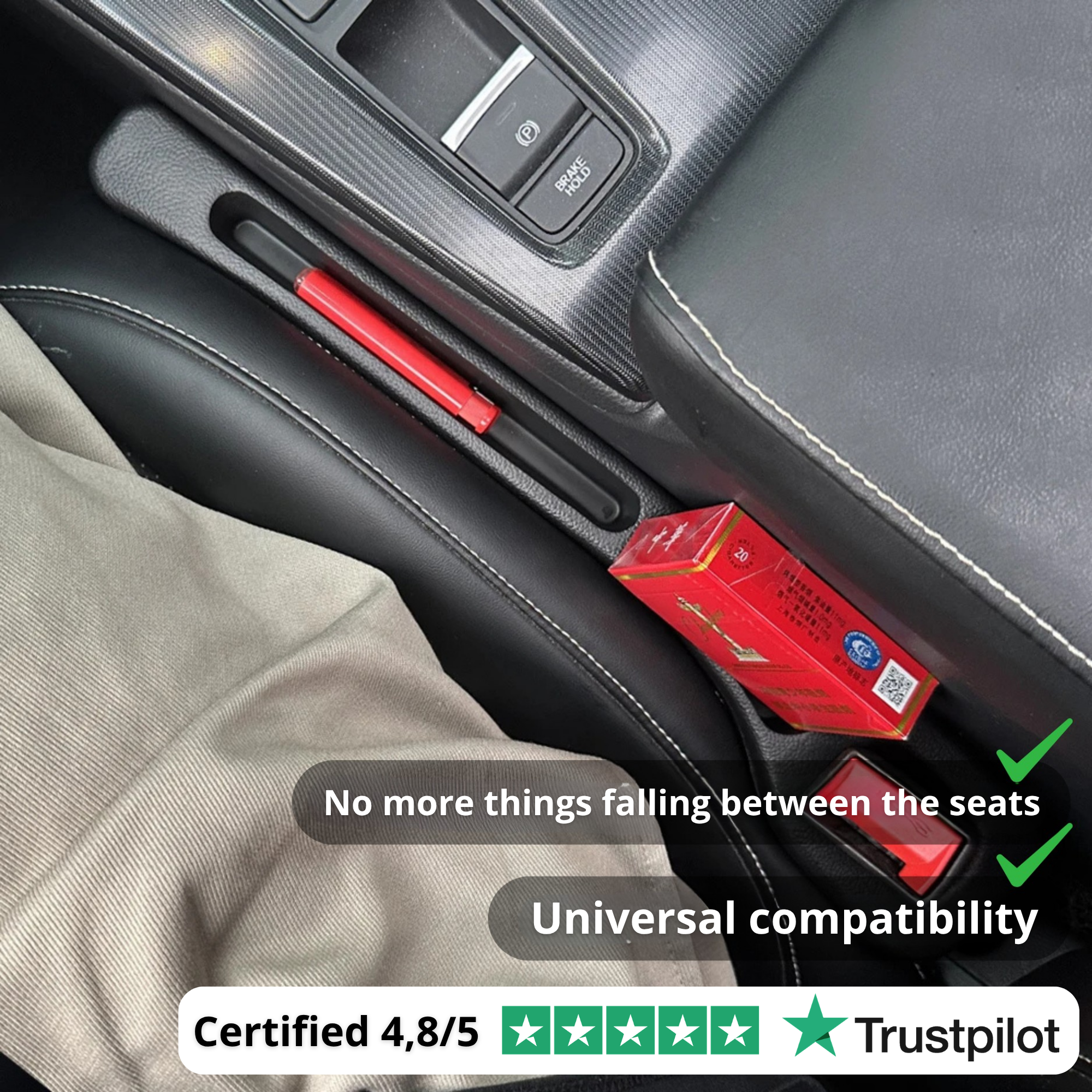 GapBlock PRO | Don't lose anything between the seats anymore (set of 2)
