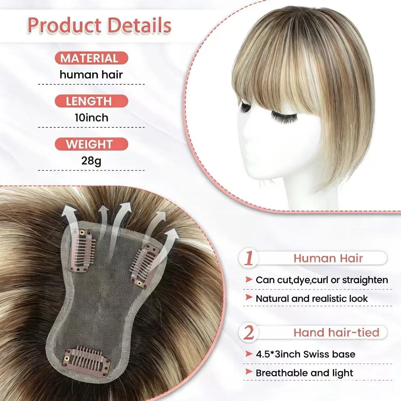 How to Apply Hair Topper Step by Step