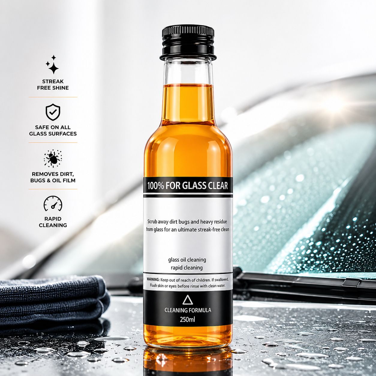 Luckygreenlife™ - Instant Clear Car Glass Windshield Cleaning Liquid © ( BUY 1 GET 2 FREE )
