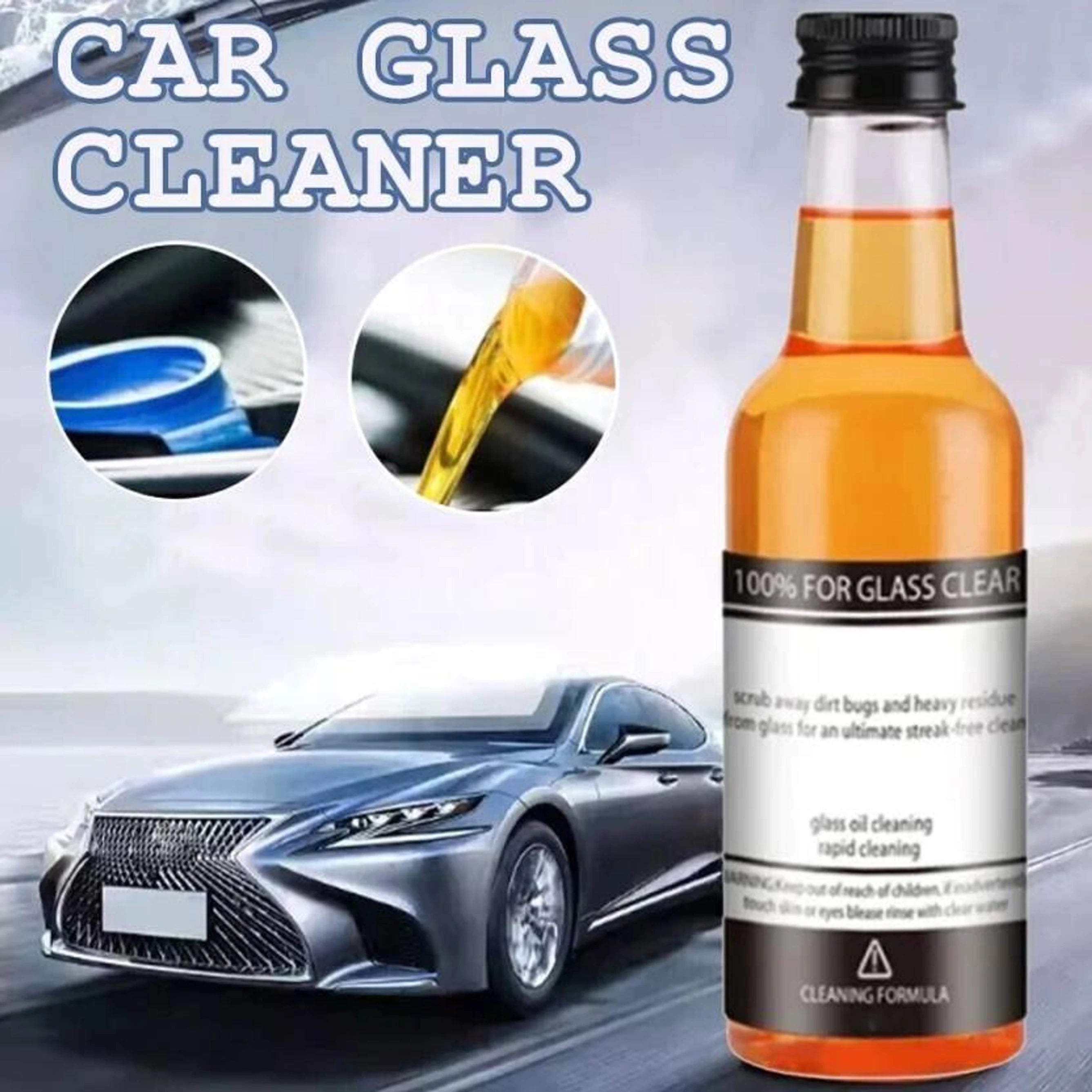Luckygreenlife™ - Instant Clear Car Glass Windshield Cleaning Liquid © ( BUY 1 GET 2 FREE )
