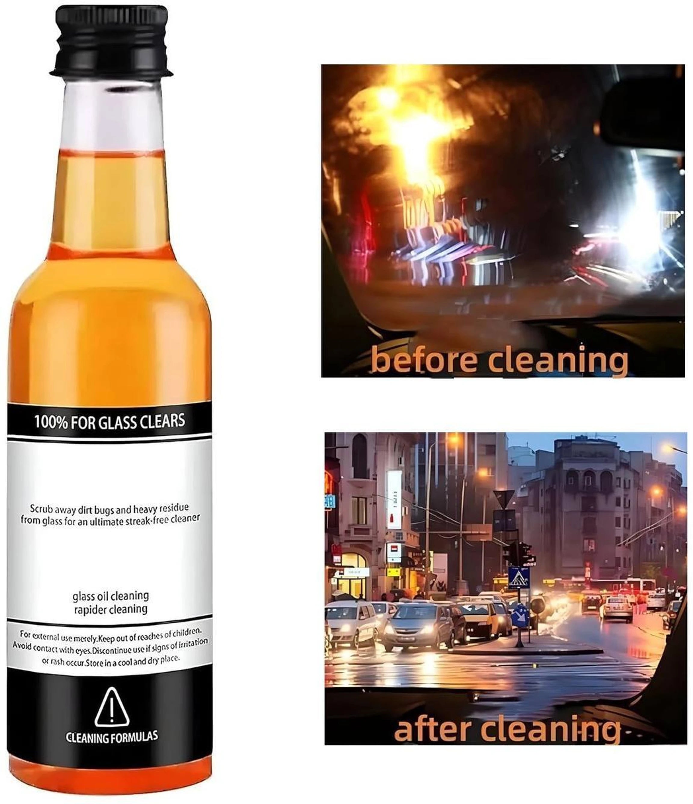 Luckygreenlife™ - Instant Clear Car Glass Windshield Cleaning Liquid © ( BUY 1 GET 2 FREE )