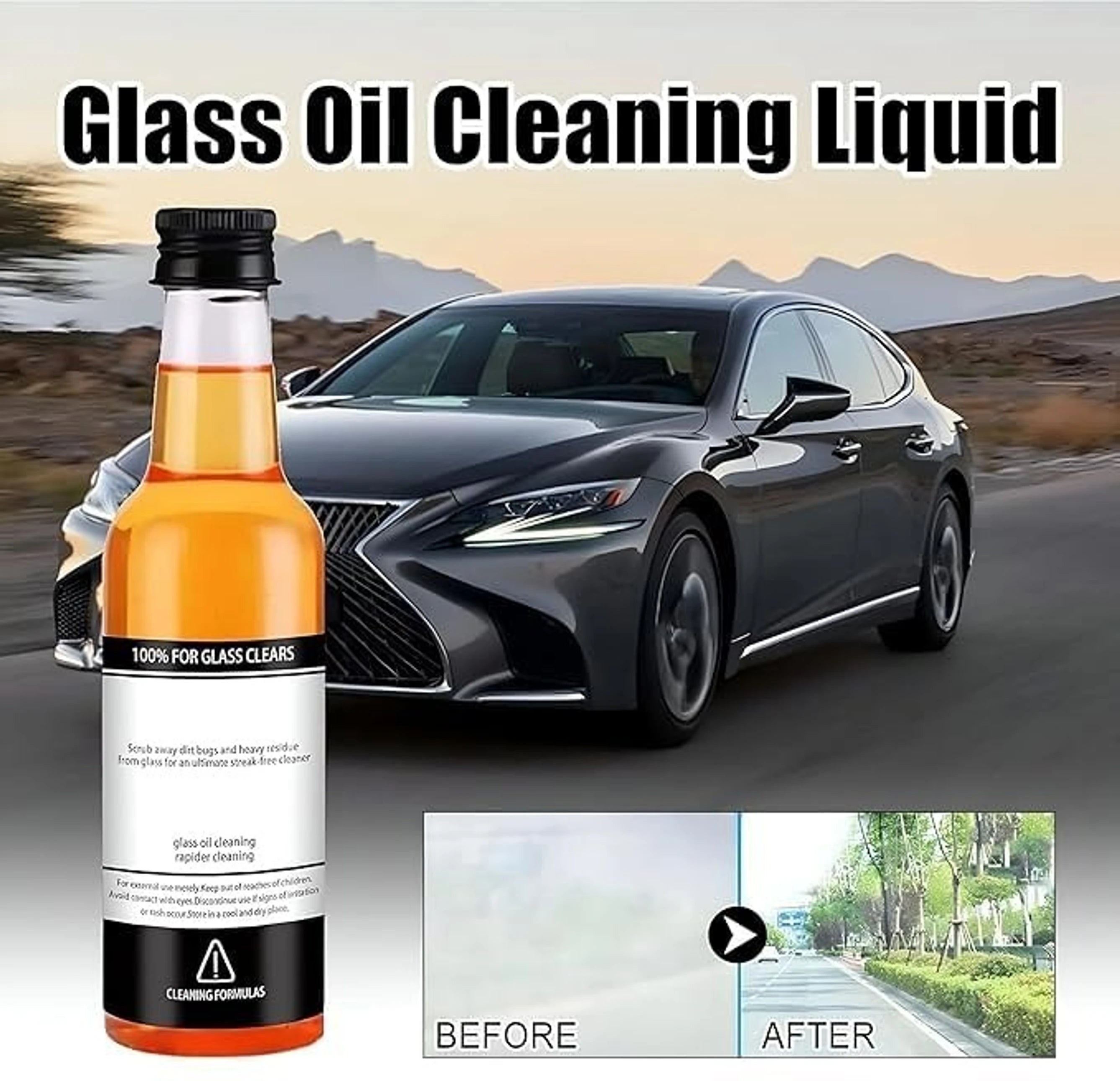 Luckygreenlife™ - Instant Clear Car Glass Windshield Cleaning Liquid © ( BUY 1 GET 2 FREE )