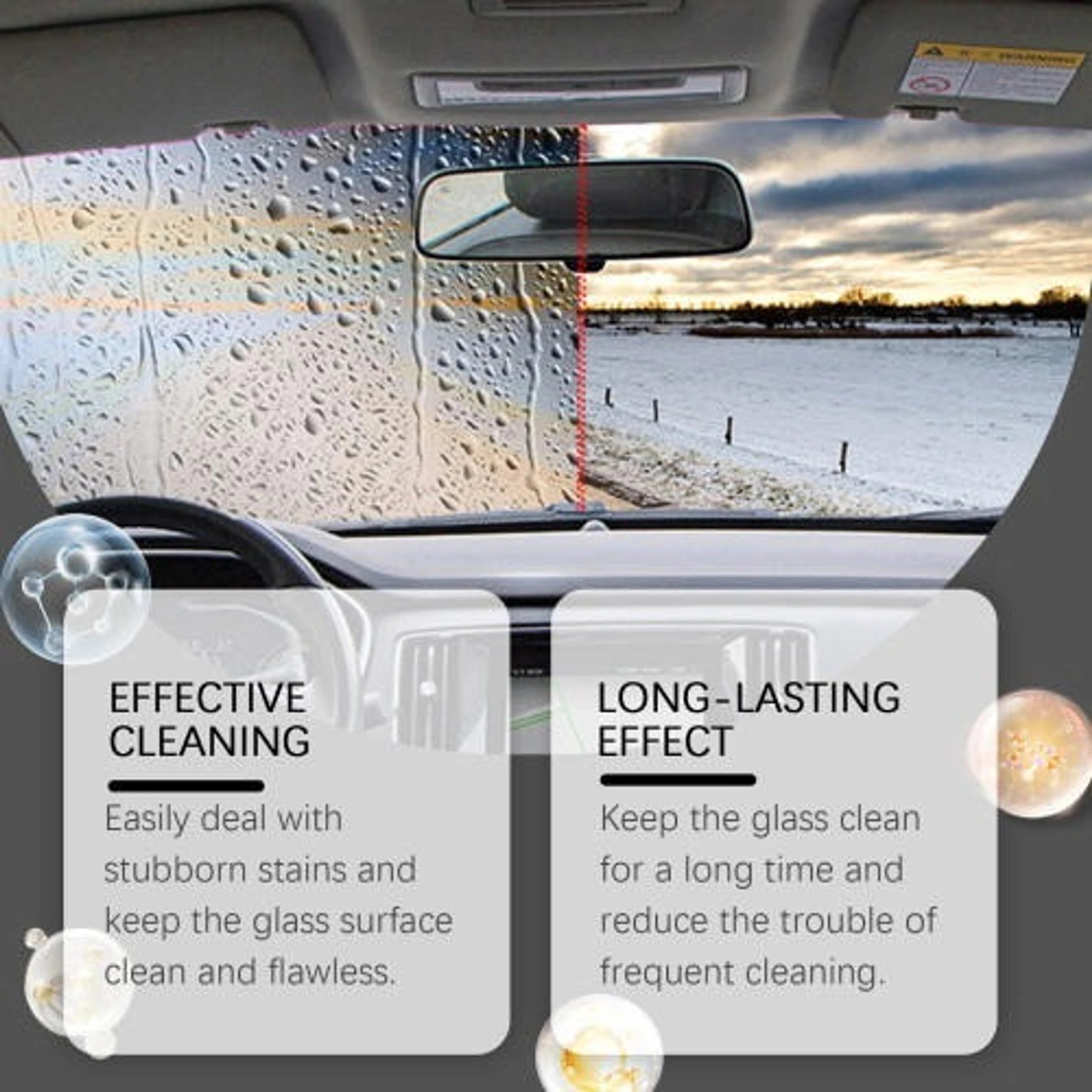 Luckygreenlife™ - Instant Clear Car Glass Windshield Cleaning Liquid © ( BUY 1 GET 2 FREE )