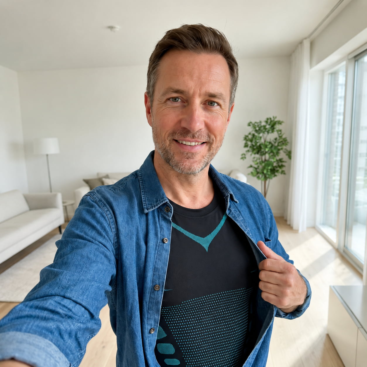 Shirt fits.