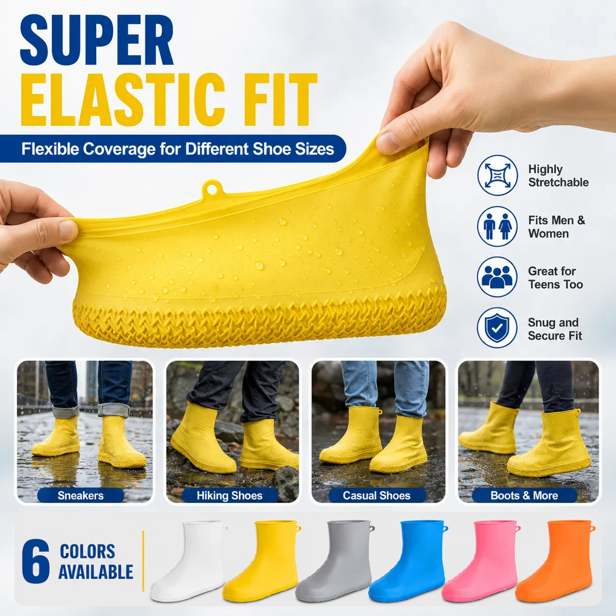 Thick Wear-Resistant Waterproof Shoe Cover