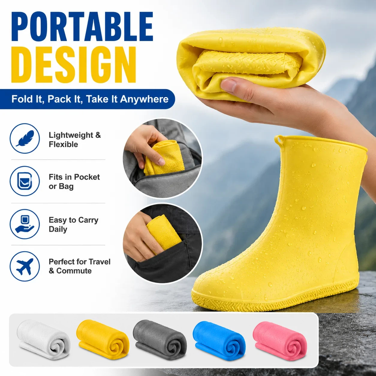 Thick Wear-Resistant Waterproof Shoe Cover